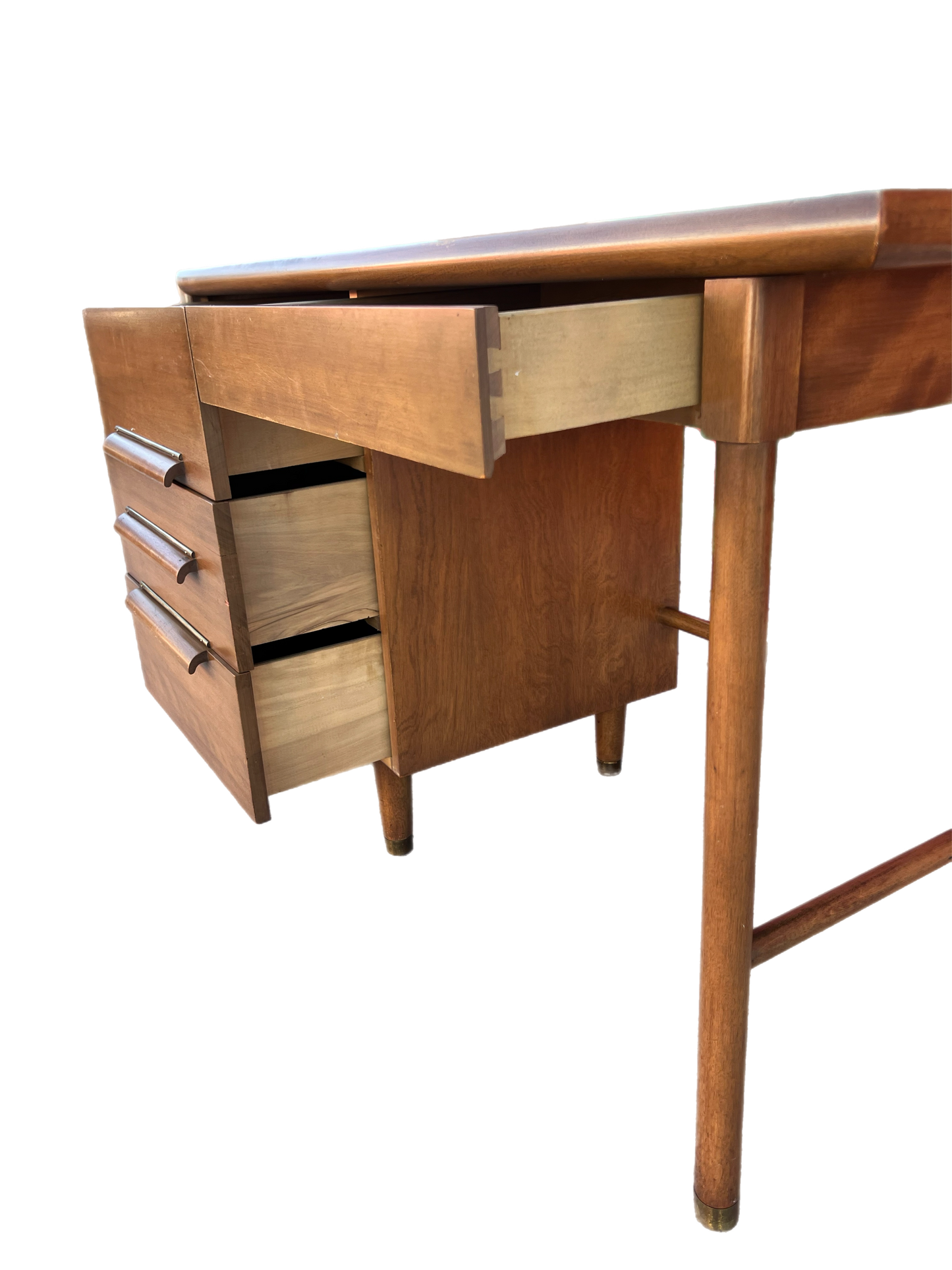 Furniture Guild of California Mid-Cenury Desk | Single Pedestal Desk