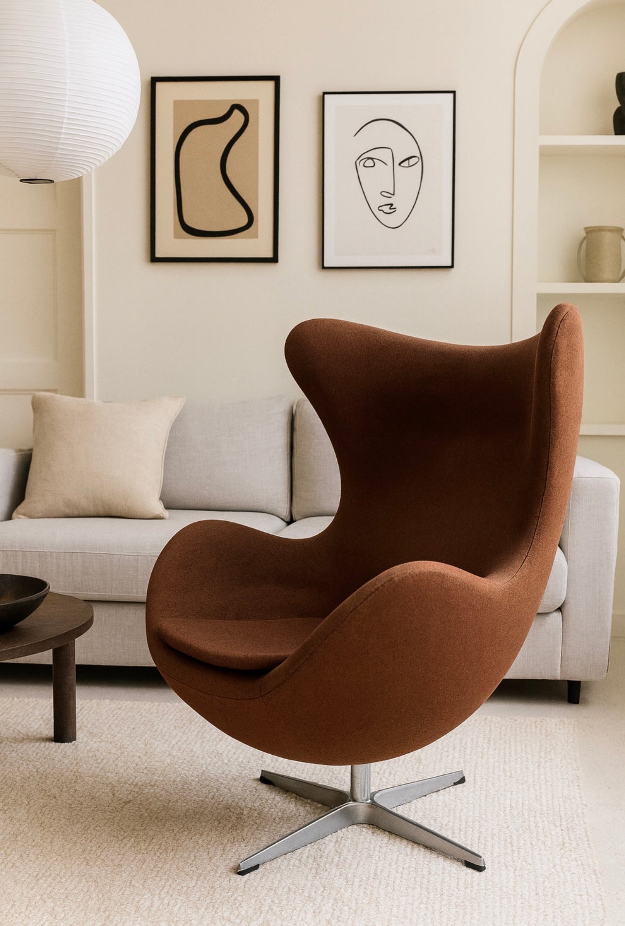 Egg Chair | Attributed to Arne Jacobsen for Fritz Hansen
